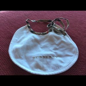 Authentic Burberry baby bib burp cloth new no tags